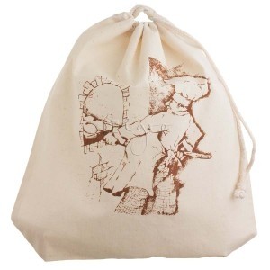 Igro's large cotton drawstring bag