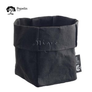 waschbares papier schwarze krempeltasche